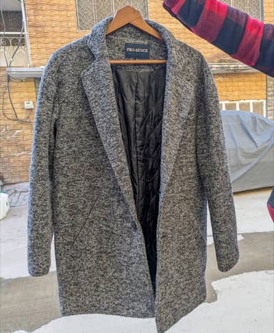 Grey Wool Coat Winter