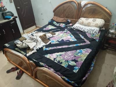 bedroom set with mattress