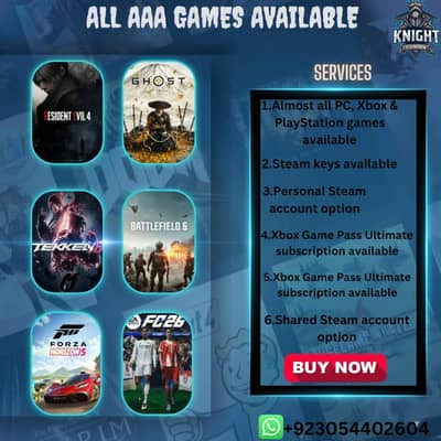 Buy Steam Games in Cheap Prices