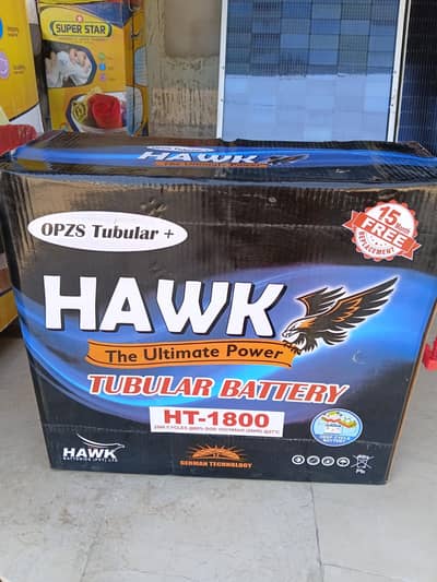 HAWKE tubular battery available 1800 HT