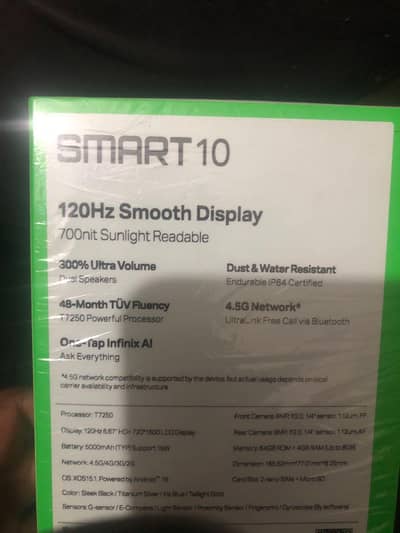 Infinix smart 10
