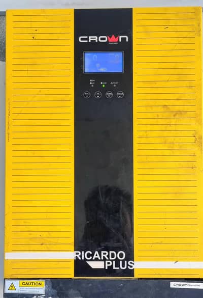 crown recardo 3.2 KW inverter for sale