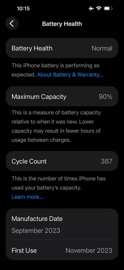 iPhone 15 Pro Max 256GB — Original Box + Cable