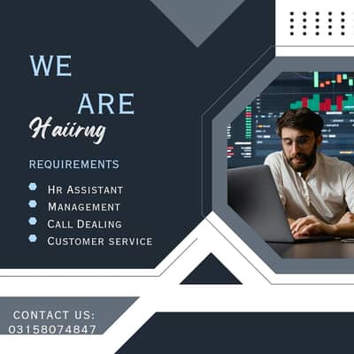 New Hirring Only For Karachi Jobs Female and Male