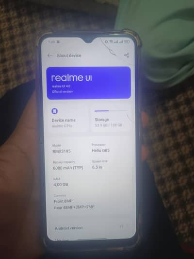 realme c25s 4:128