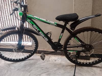 The cycle is for sale, and its company is SK Bike.