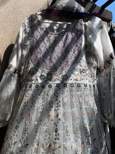 Designer Anarkali Frock – Luxury Eastern Dress (Like New)
