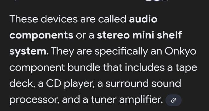 Onyko Audio Components System 11