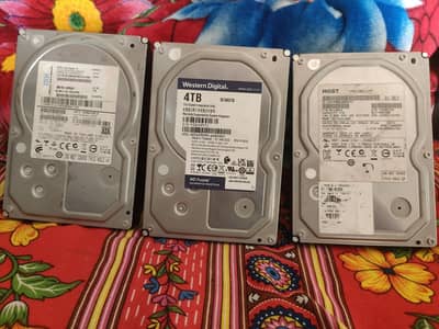 Hdd hard disks for computers data and camera dvr 4tb and 3tb
