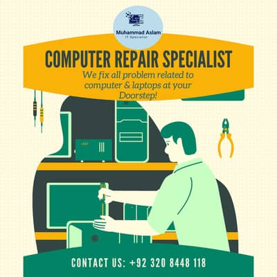 Networking, Windows Installation, Softwares, Computer & Laptop Repairs