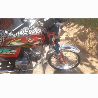 honda 2022 red colour all ok bike hyderabad number h