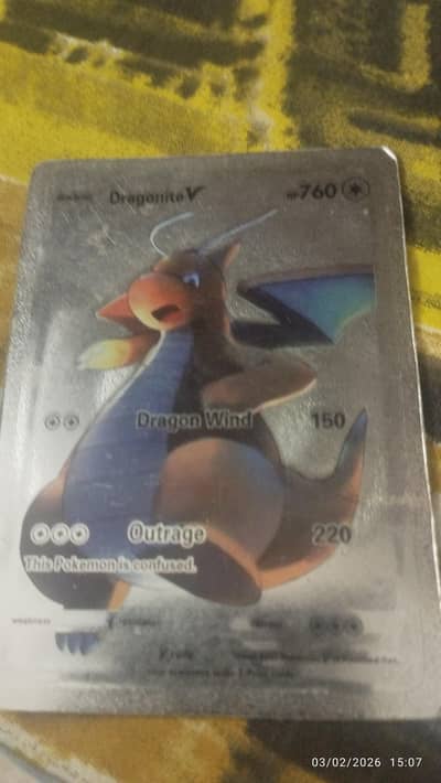 Pokémon silver card