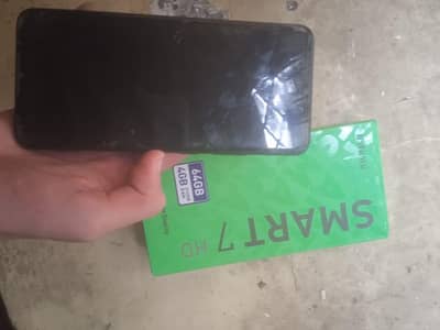 Infinix Smart 7 with charger&Box