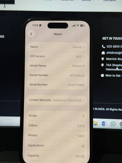 Iphone 15 128gb non pta factory / 12pro/ 13pro / 14pro / 17pro / 16pro