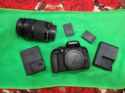 Canon 750d DSLR camera with (18-135) lens