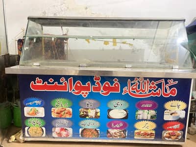 used for display food item's