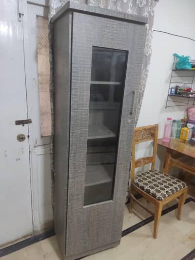 wardrobe single Almari wood.