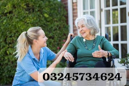 Female saleman and care taker