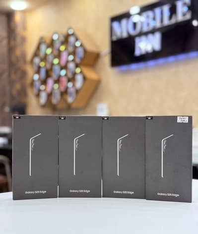 Box Pack Samsung Galaxy S25 Edge 256GB | 512GB Factory Unlock Jet Bla