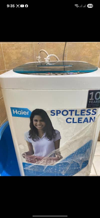 Haier Automatic washing machine 8.5 kg