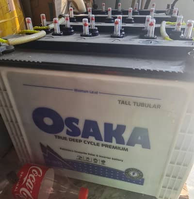 Four Osaka 1800 Tall Tubular Batteries. Ideal for Solar Inverters.