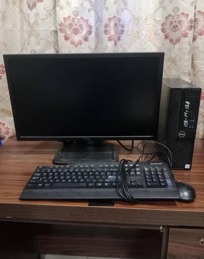 i5 8 Generation, 12gb Ram, 128 GB SSD, 24inch Monitor