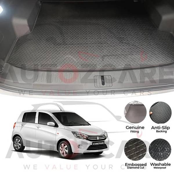 Suzuki Cultus China Rexine Custom-Size Trunk Mat - Model 2017-2025