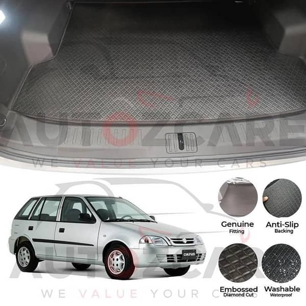 Suzuki Cultus China Rexine Custom-Size Trunk Mat - Model 2007-2017