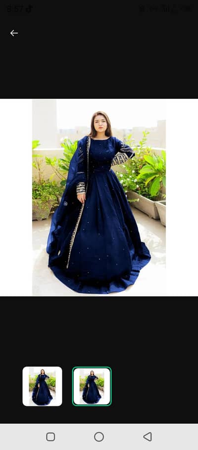 3 Pcs women's stitched  shamoz silk embroidered lehnga choli