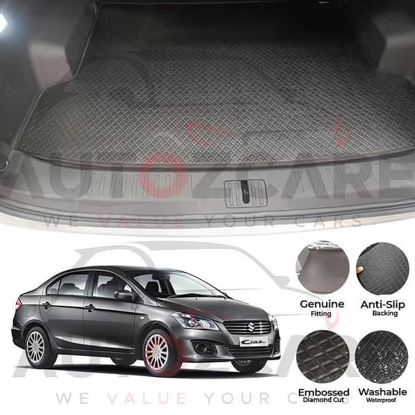Suzuki Ciaz China Rexine Custom-Size Trunk Mat - Model 2017-2020