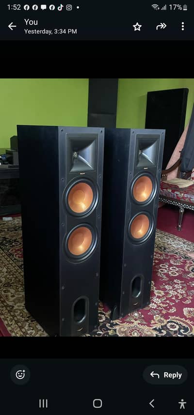 Klipsch R28F like kef paradigm denon marantz focal