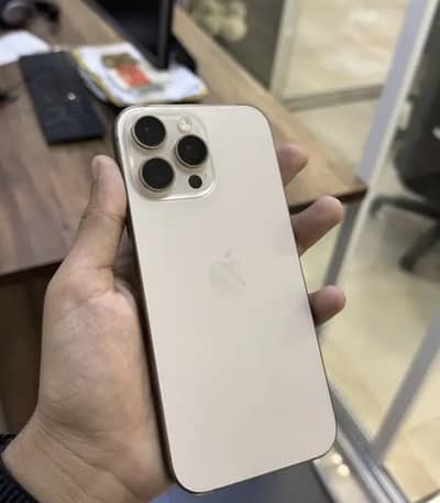 iPhone 16 Pro Max JV{Physical+Esim}4 month Sim Time Available dono Sim