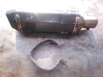 Acrapovice muffler with db killer