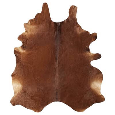 Ikea koldby natural cowhide rug 110 percent original cow leather rug