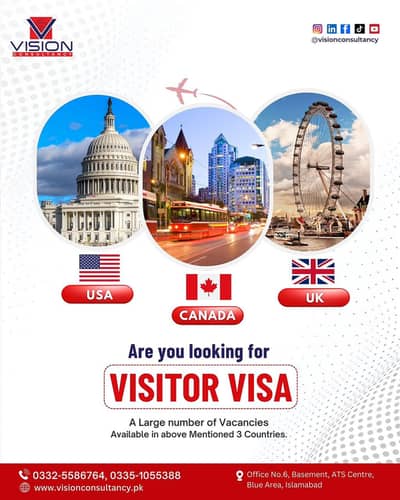 Visit & Study Visa for USA, UK, Canada, Europe & Australia Visa Servi