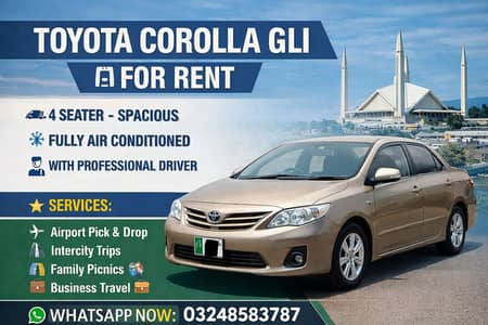 Rent A Car In Islamabad/Car rental service/Rent a car/Airport service