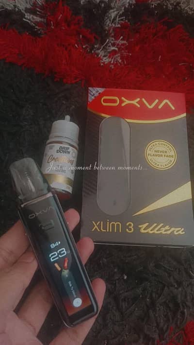 Oxva xlim 3 ultra+Drip-down vanilla custard 35mg