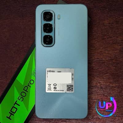 Infinix hot 50 pro 8+5gb ram 128 gbrom 6to 7 months warranty with box