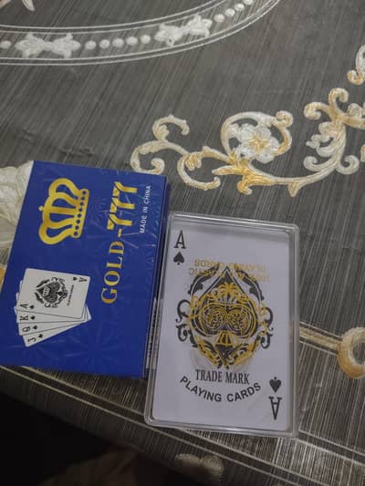 Premium Gold Crown Playing Cards – Imported & Brand New (Sealed Pack)
