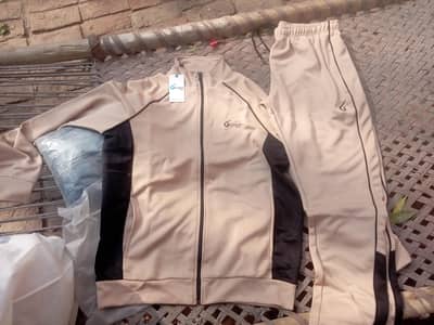 delight branded track souit and uper hood T shirt  and trousers