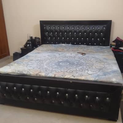 Bed and dressing table