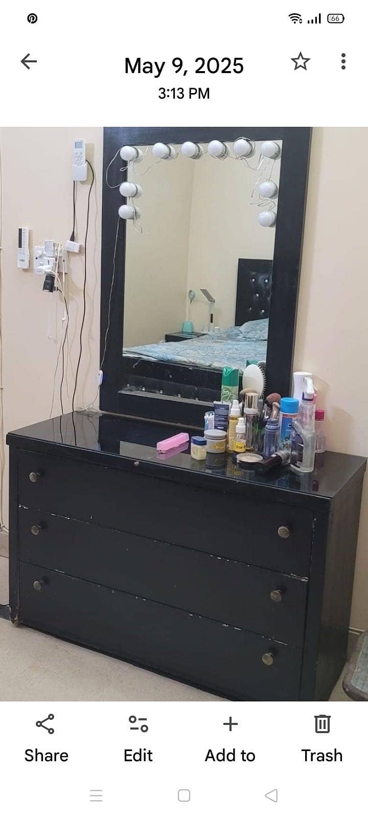 Bed and dressing table 1