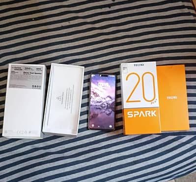 Tecno spark 20 pro plus 16+256 gb 10/10 condition no any foult new set