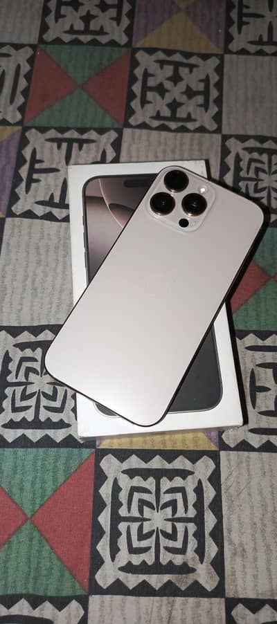 Jv iphone 16 pro max 512gb LLA  with Box complete