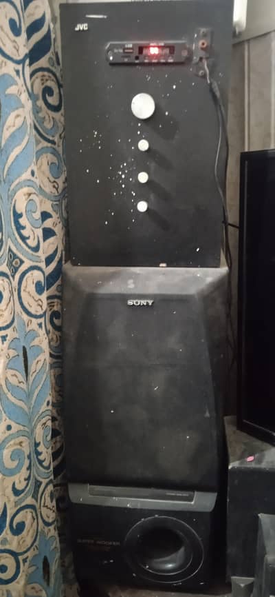 Sony speaker and jvc amplifier