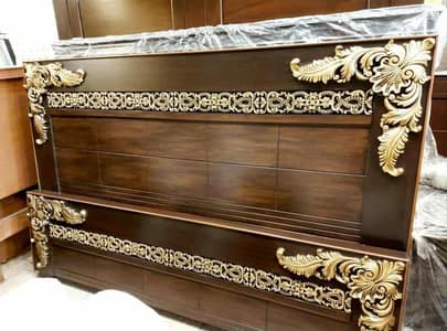 Double bed/king size bed/dressing table/bed set/wooden bed/furniture