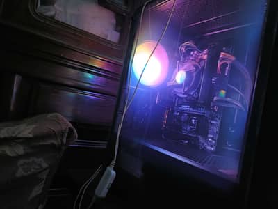 Gaming PC Setup 24” Dell Monitor Gtx 1660 Super i7 6th Gen