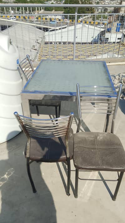 center double glass Bottom steel