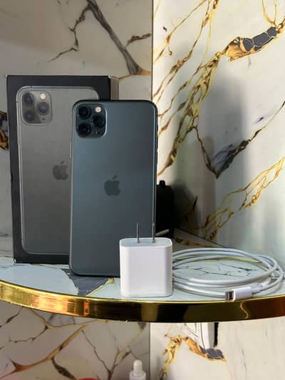 Iphone 11 pro max pta approved 90 health with box charger