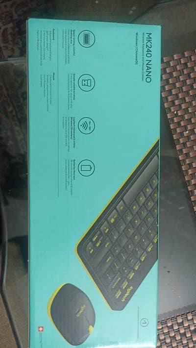Logitech MK240 Nano Wireless Keyboard & Mouse Combo